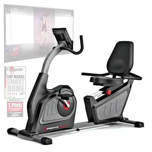 Ergometer Sportstech ES600 Profi mit Video Events und Multiplayer App