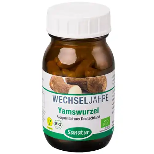Yamswurzel Kapseln von Sanatur Bio Nahrungsergänzungsmittel