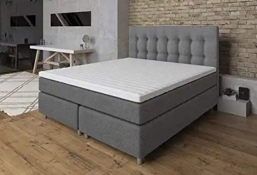 Boxspringbett Tesla Dreams 200×200 mit 7-Zonen Taschenfederkern