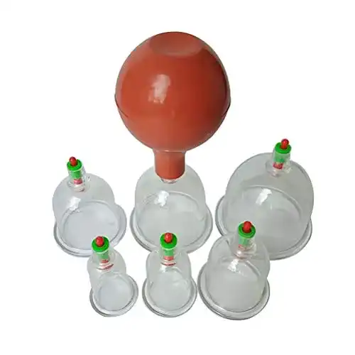 Schröpfglas Healifty Set für chinesische Schröpftherapie mit Vakuum