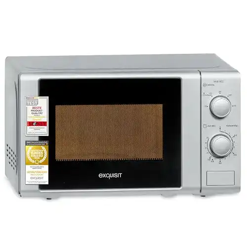 Mikrowelle Exquisit MW 802 si mit 700 W und 20 L Garraum