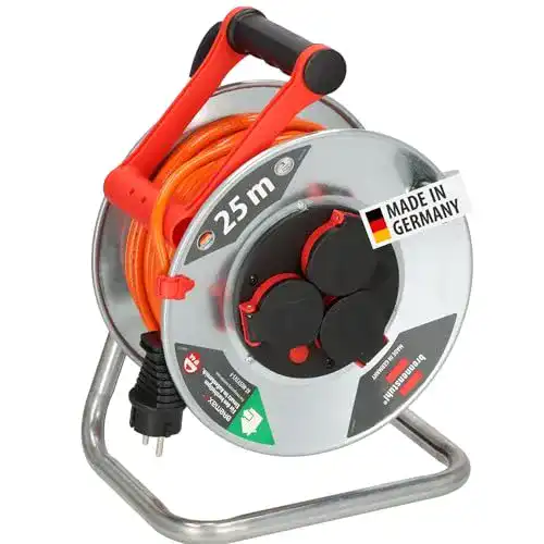 Kabeltrommel Brennenstuhl Garant S V2 IP44 mit 25m Kabellänge für Outdoor