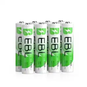 EBL AAA Akku 1100mAh 8 Stück – wiederaufladbare NiMH Batterien