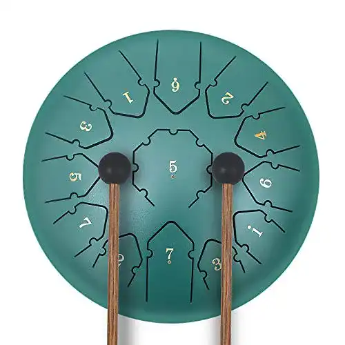 Handpan KUDOUT KUD Tongue Drum 12 Zoll 13 Töne C-Dur