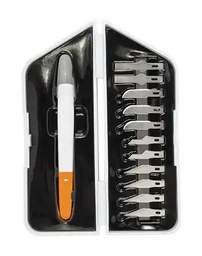 Bastelmesser Fiskars Präzisions-/Cutter Set, 13-teilig, 21 cm
