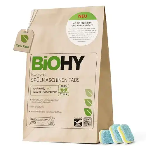 Spülmaschinentabs Öko Biohy All-in-One (100 Tabs)