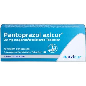 Pantoprazol Axicur 20 mg magensaftresistente Tabletten