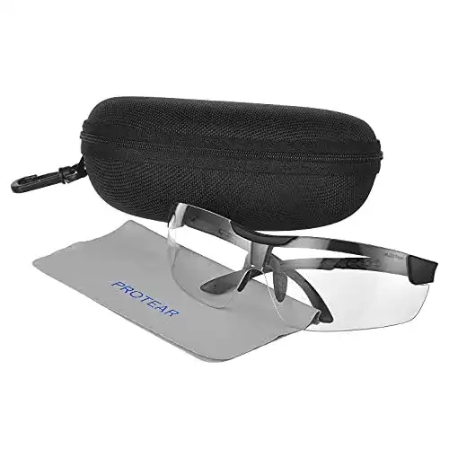 Protear Jagd Sicherheitsbrille mit Etui für optimalen Augenschutz