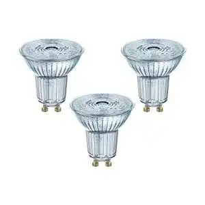 Osram LED Base PAR16 Reflektorlampe, GU10-Sockel, 3er-Pack