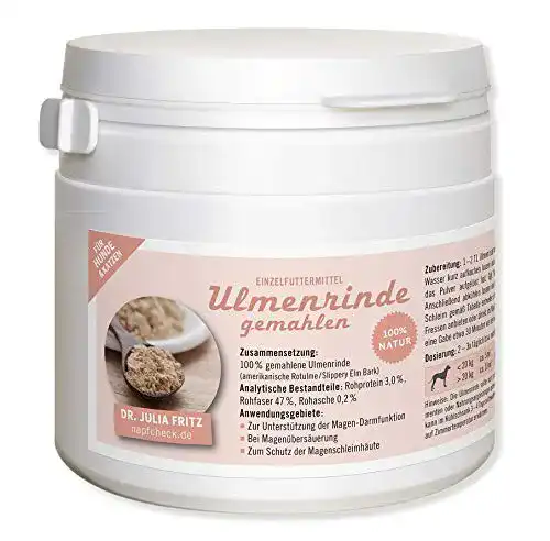 Ulmenrinde gemahlen für Hunde und Katzen – 150 g