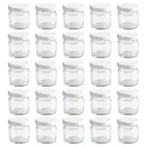 Einmachgläser Set 28er Mini Rundgläser 53 ml für verschiedene Anwendungen