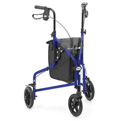 Rollator mit 3 Rädern aus Aluminium für Mobilität und Komfort
