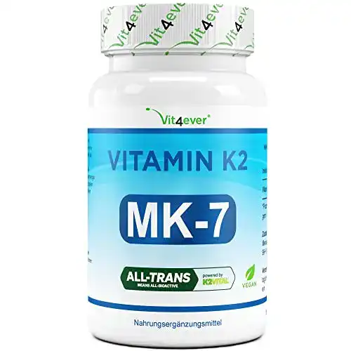 Vitamin K2 Vit4ever – 365 Tabletten mit hochwertigem Menaquinon 7