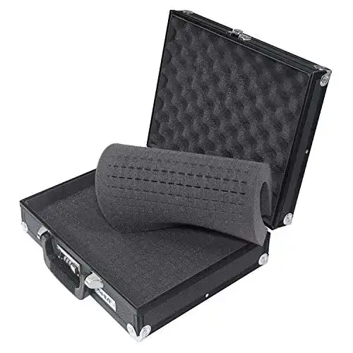 Fotokoffer HMF 14531-02 Alu mit Rasterschaumstoff für sichere Aufbewahrung