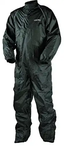 Motorrad-Regenkombi Nerve Hard Rain Schwarz Größe M