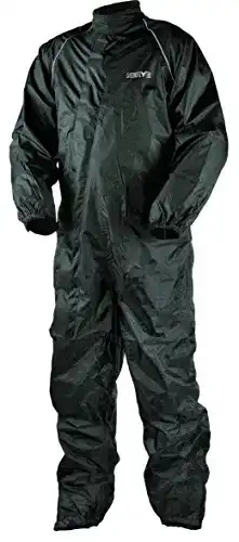 Motorrad-Regenkombi Nerve Hard Rain Schwarz Größe M