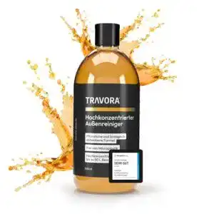 Biologisch abbaubares Autoshampoo von Travora – Hochkonzentrierter Außenreiniger