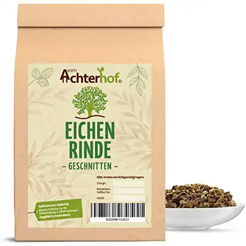 Eichenrinde vom Achterhof 100g getrocknet und geschnitten