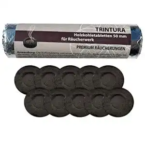 Räucherkohle Trintura 50mm selbstzündende Kohle für Räucherbedarf