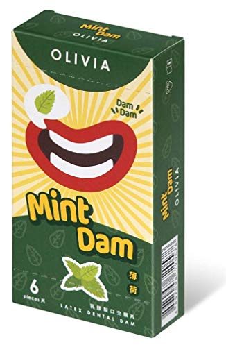 Lecktuch Olivia Dams Mint – Farbige Lecktücher mit Aroma in Grün