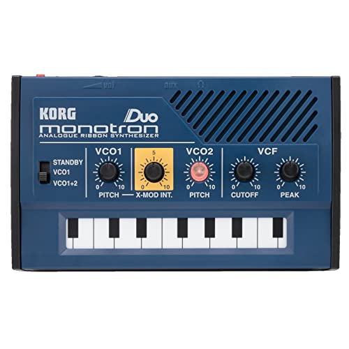 Korg Monotron-Duo Mini-Synthesizer in Schwarz