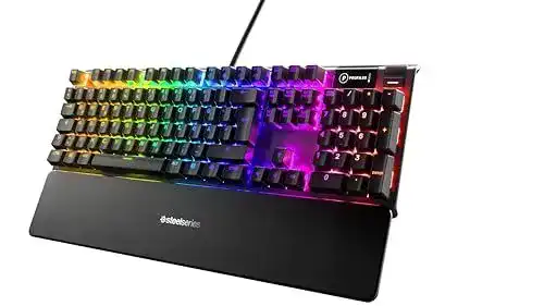 SteelSeries Apex 7 – Mechanische Gaming-Tastatur mit OLED Display