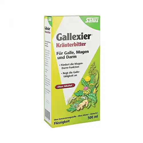 Bitterstoffe Tropfen Gallexier von Salus – Kräuterbitter Elixier