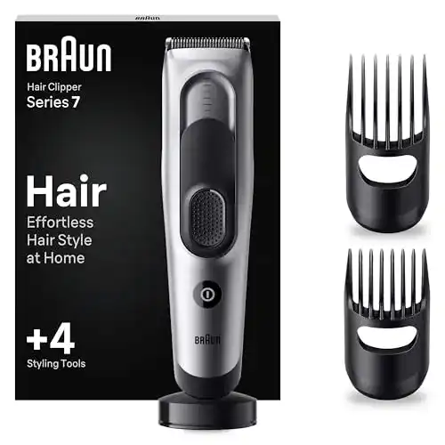 Haarschneider Braun Herren HC7390 Haarschneidemaschine für Zuhause
