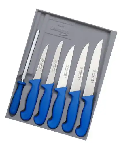 Fleischermesser-Set Marsvogel Schlachtermesser 6-teilig