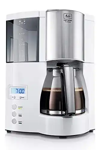 Kaffeemaschine Melitta Optima Timer mit Filter und Timer-Funktion