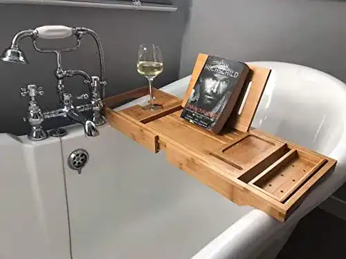 Badewannenablage aus 100% Bambus von bathbü