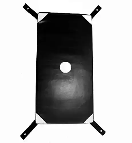 Wandschlagpolster Bay Wall Catcher 68 x 34 cm in Schwarz und Weiß