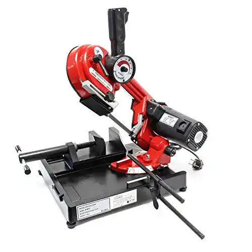 Metallbandsäge Wiltec Mobile 1500W mit variabler Geschwindigkeit