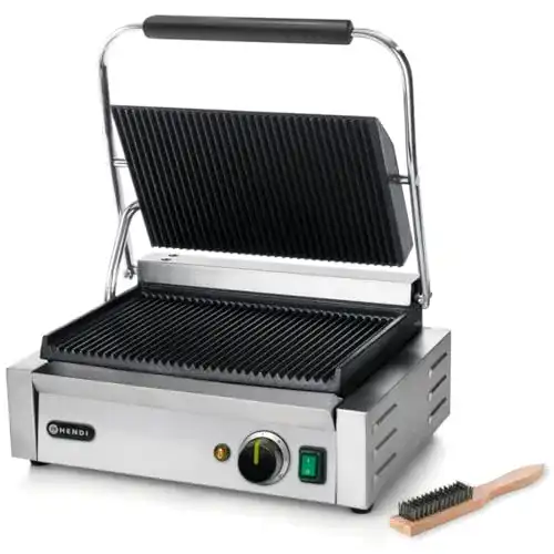 Profi Kontaktgrill von Hendi für Paninis und Sandwiches
