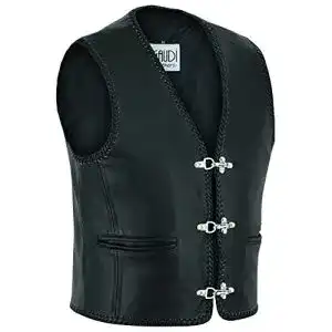 Lederkutte von Gaudi-Leathers für Herren – Motorrad Lederweste