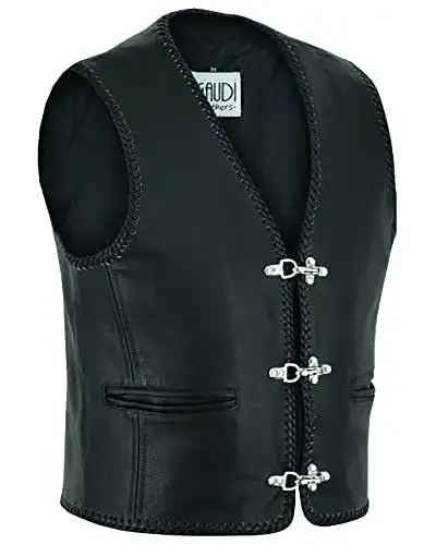 Lederkutte von Gaudi-Leathers für Herren – Motorrad Lederweste