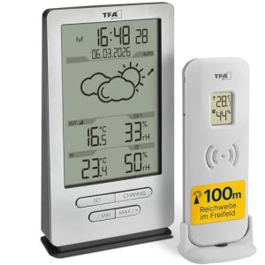 Wetterstation TFA Dostmann Funk Xena 35.1162.54 mit Außensensor