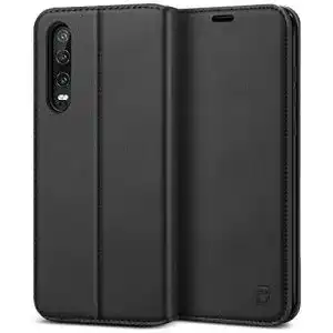 Handyhülle für Huawei P30 – Klappetui mit Kreditkartenhaltern und Ständer