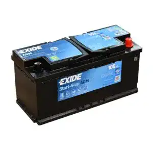 Exide EK1050 Starter-Batterie 12V 105Ah mit 950A für Start-Stop-Systeme