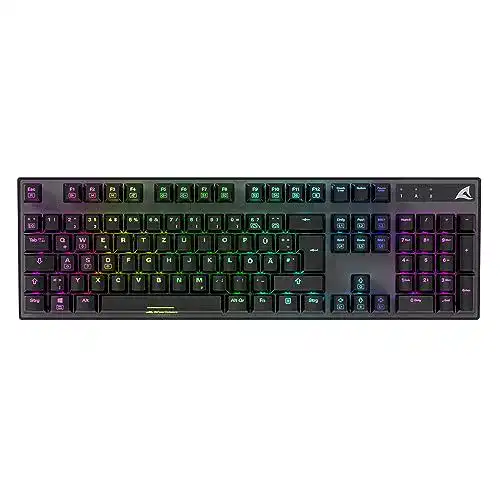 Sharkoon Skiller SGK20 Tastatur mit mechanischen Huano Schaltern