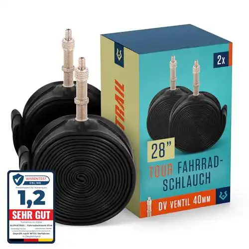 Fahrradschlauch 28 Zoll Alphatrail Rick DV – 2er Set