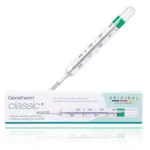Fieberthermometer analog Geratherm classic mit Aufbewahrungshülle