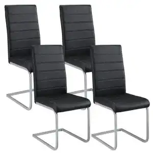 Esszimmerstuhl Set Vegas – 4 Freischwinger im modernen Design
