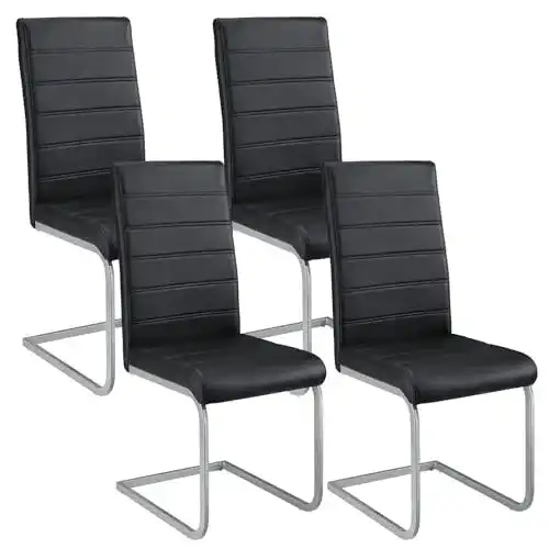Esszimmerstuhl Set Vegas – 4 Freischwinger im modernen Design