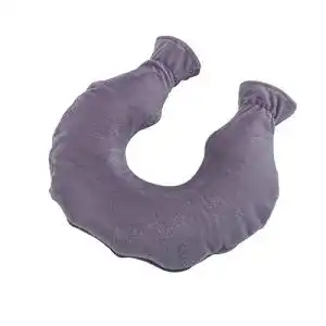 Kufl Nackenwärmflasche aus PVC mit Fleecebezug und Reißverschluss