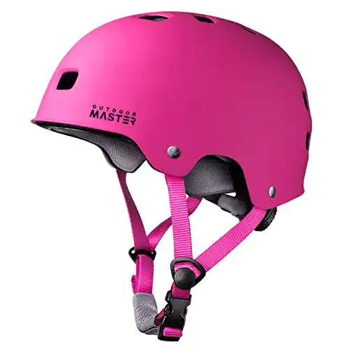 Skaterhelm Outdoormaster für Skateboard und Fahrrad mit herausnehmbaren Innenfutter