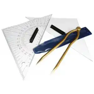 Navigationsbesteck Navyline GmbH Navigation Triangle und Circle Set
