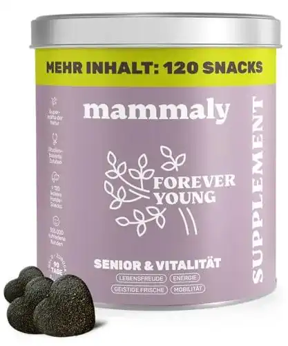 Hundeleckerlies mammaly Forever Young Senior Snack für ältere Hunde