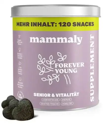 Hundeleckerlies mammaly Forever Young Senior Snack für ältere Hunde