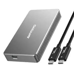 M.2 Gehäuse Anyoyo 40Gbps für NVMe SSDs, kompatibel mit Thunderbolt und USB-C